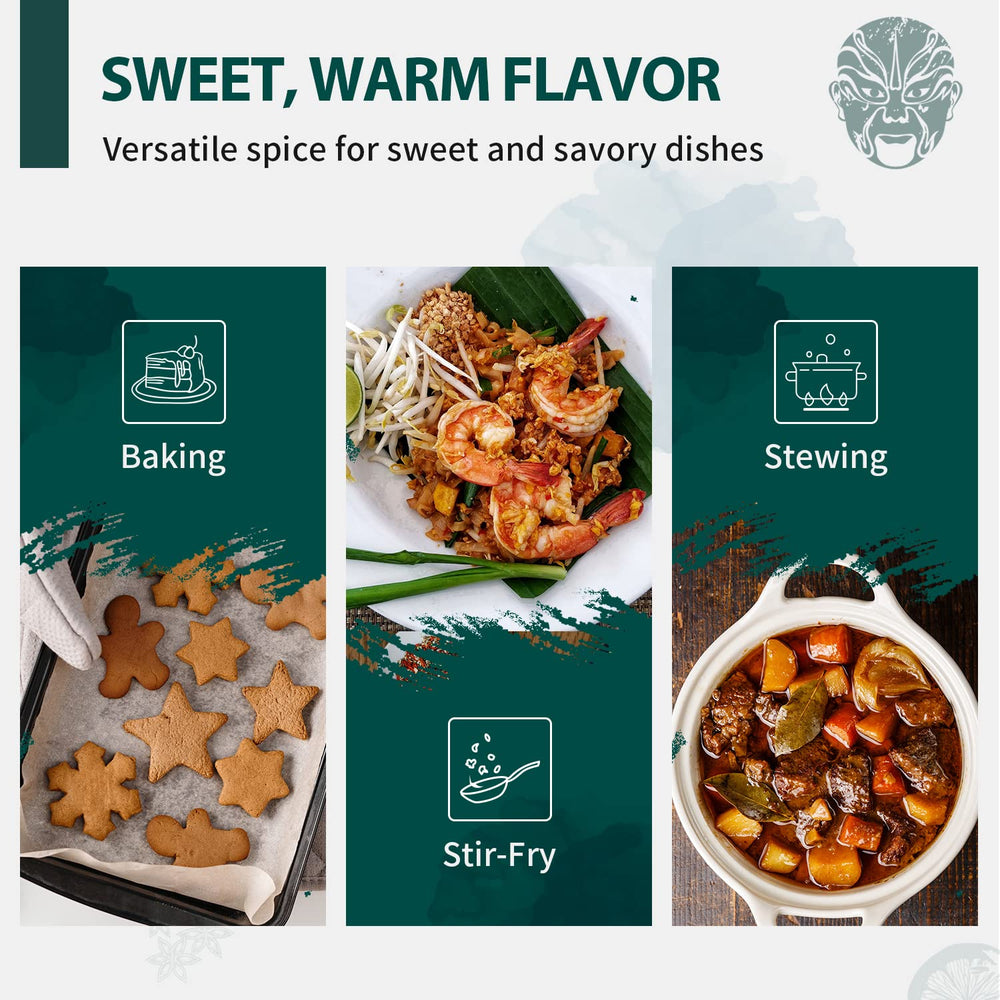 Soeos cinnamon sticks in baking for rich flavor enhancement