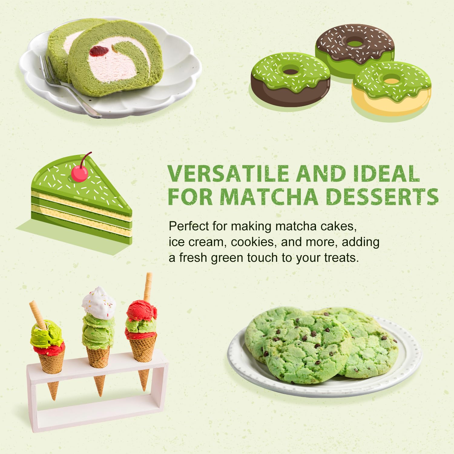 Soeos Organic Matcha bags sealed maintain freshness for storage.