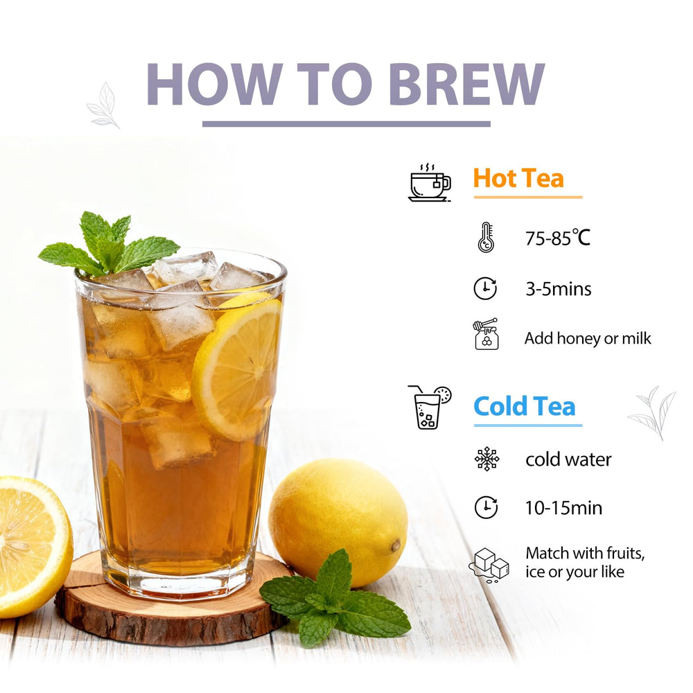 Soeos Organic White Tea packaging back detailing organic quality information.