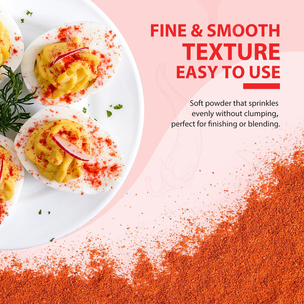 Soeos Paprika Powder sprinkled on grilled chicken for smoky sweetness