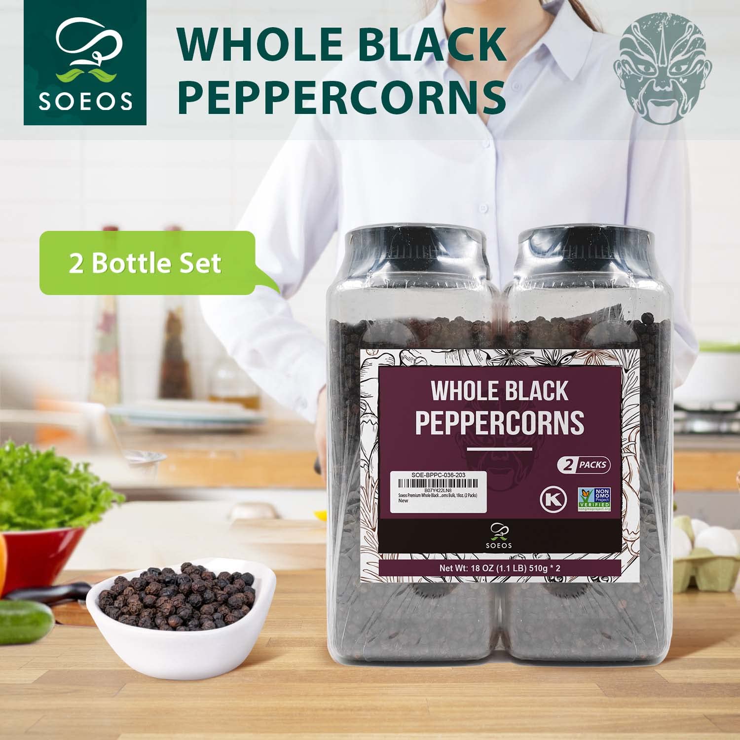Soeos peppercorns farm-to-table freshness lends depth to daily cooking.