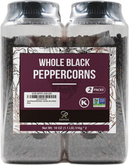 Soeos peppercorns resealable bags preserve aroma and freshness between uses.