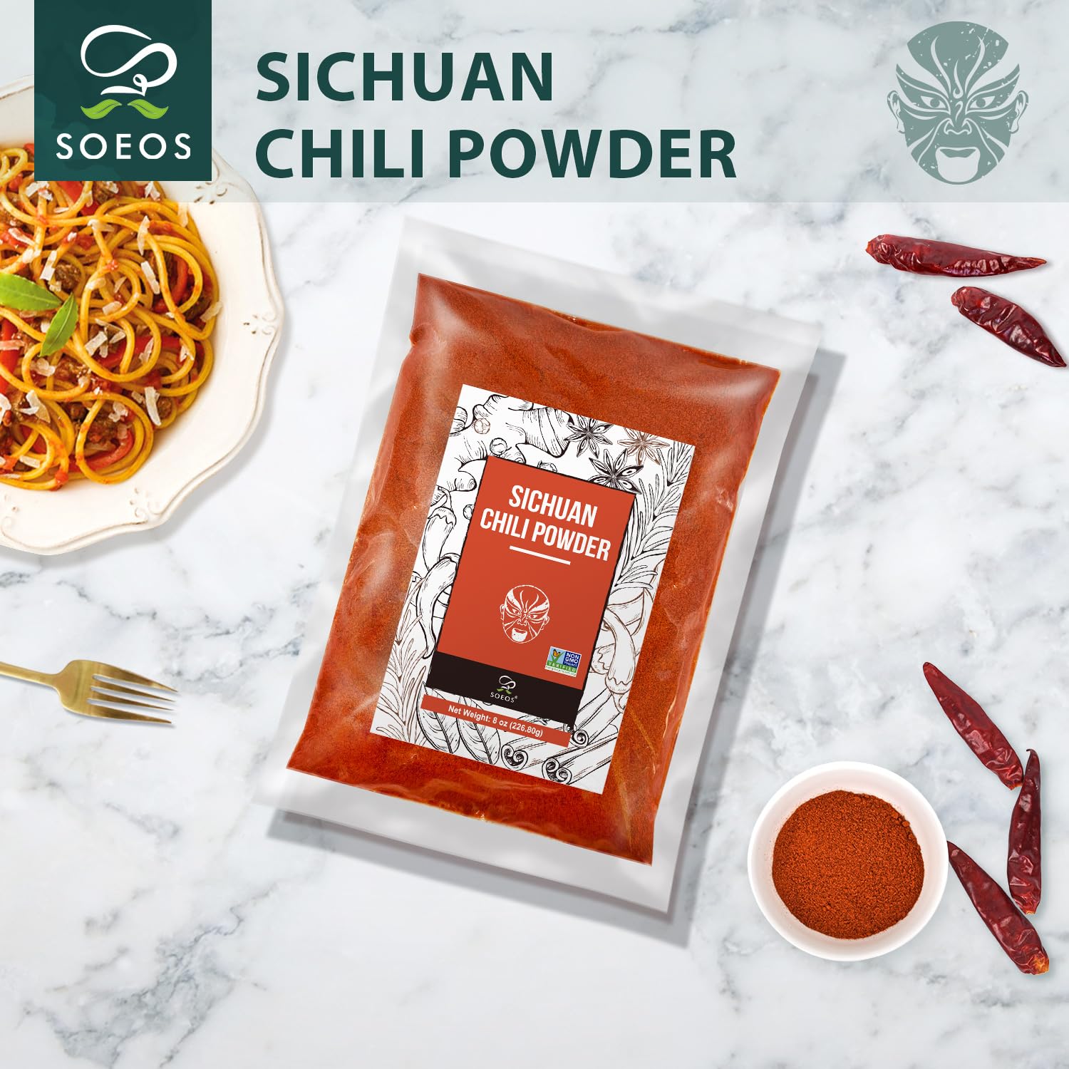 Premium Sichuan dried chili delivering balanced heat and aroma.