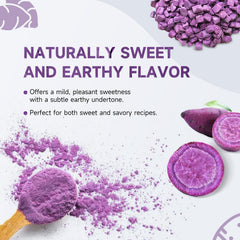 Soeos Purple Sweet Potato Powder in a smoothie bowl with toppings
