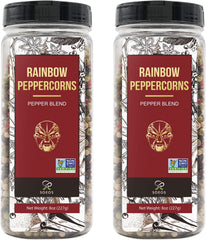 Soeos Rainbow Peppercorns Blend front pack, vibrant colors ideal for everyday seasoning.