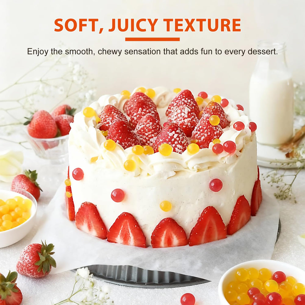 Soeos ready-to-joy pearls require no preparation for instant party-ready drinks