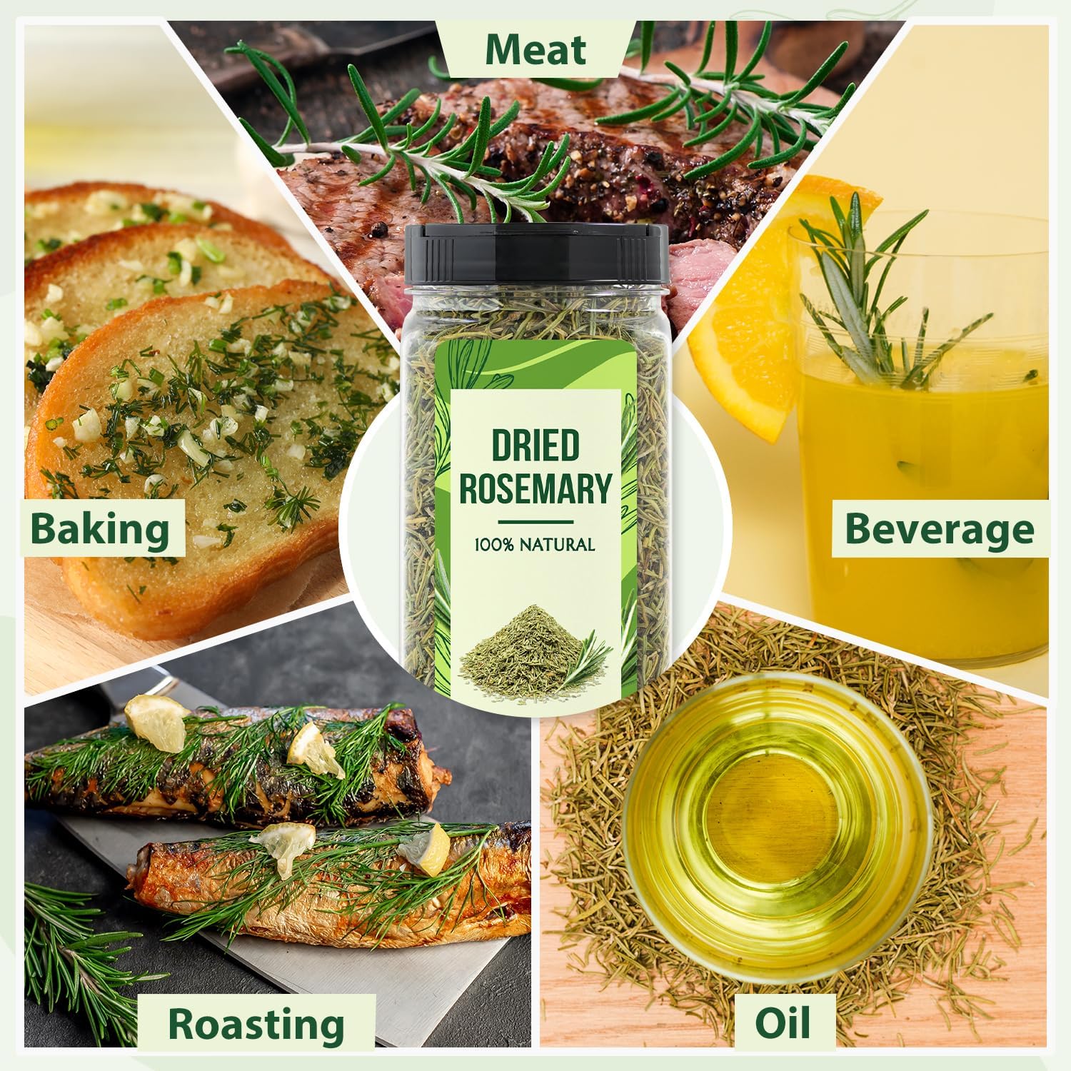 Bread infused with Soeos rosemary for savory aroma