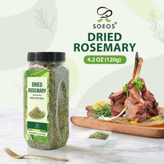 Soeos rosemary meat seasoning adds aromatic depth to roasts
