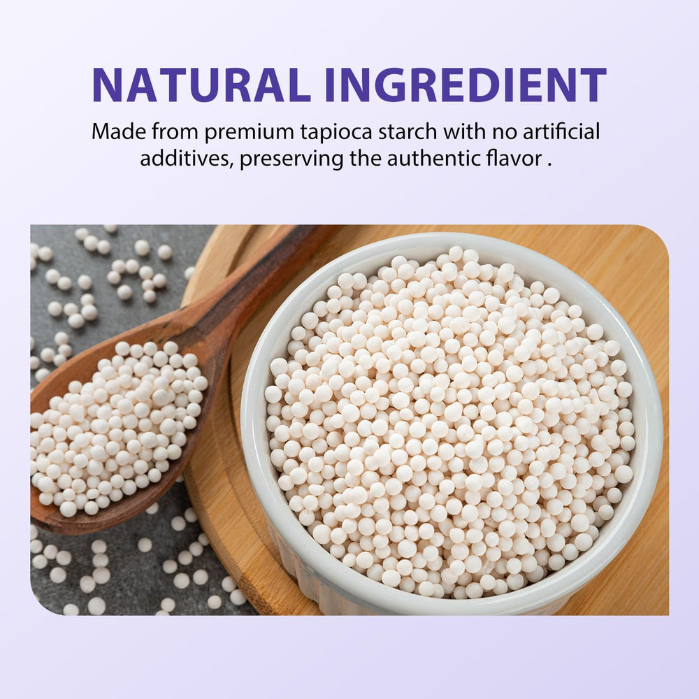Bubble tea bar at home using Soeos pearls for versatile flavors.