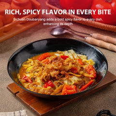 Soeos paste in dipping sauce dish provides ready-to-use flavor boost