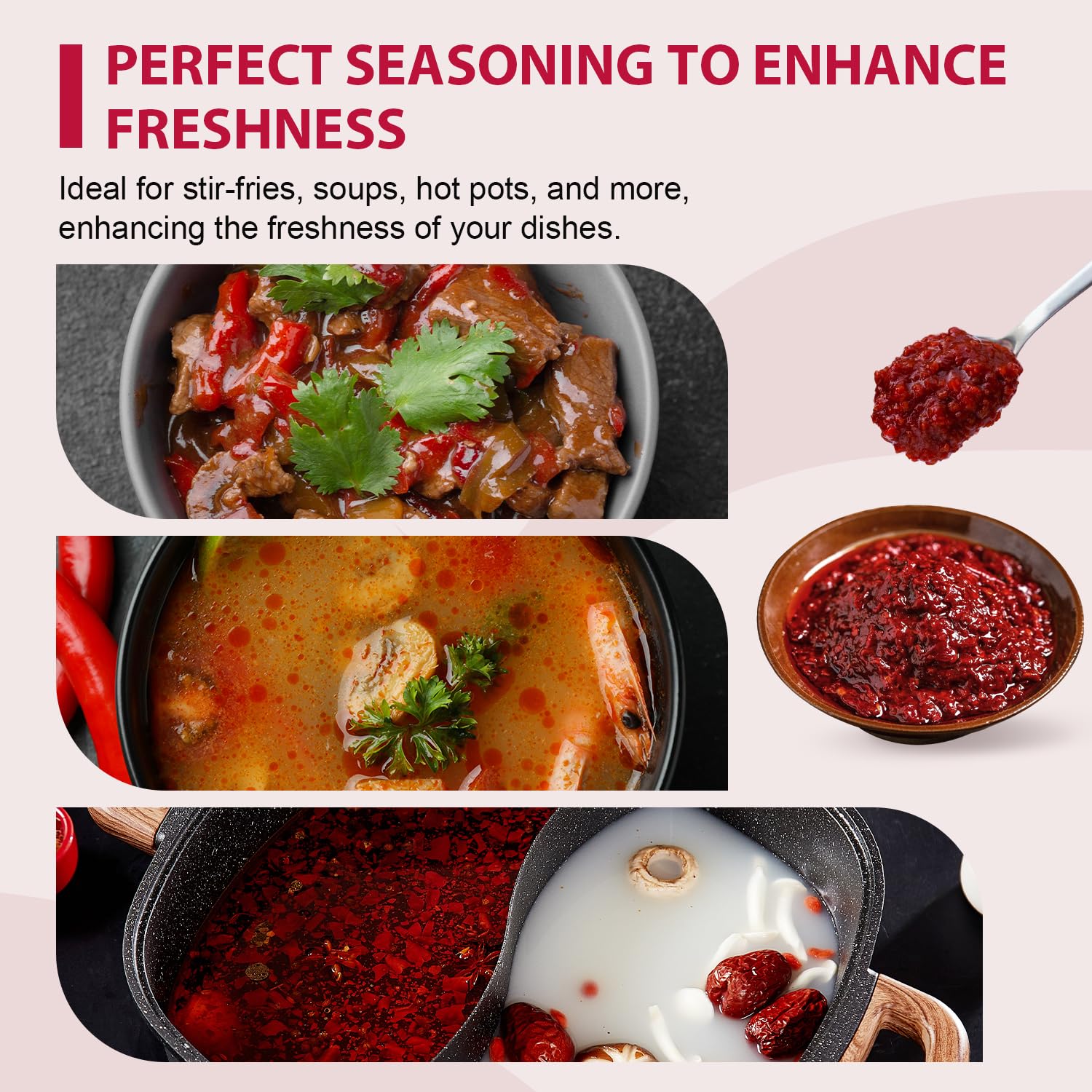 Hot pot with Soeos paste adds depth and warmth to broth