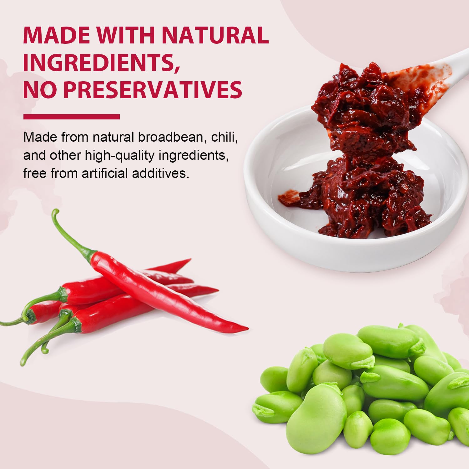 Soeos Sichuan paste label close-up shows authentic chili oil aroma