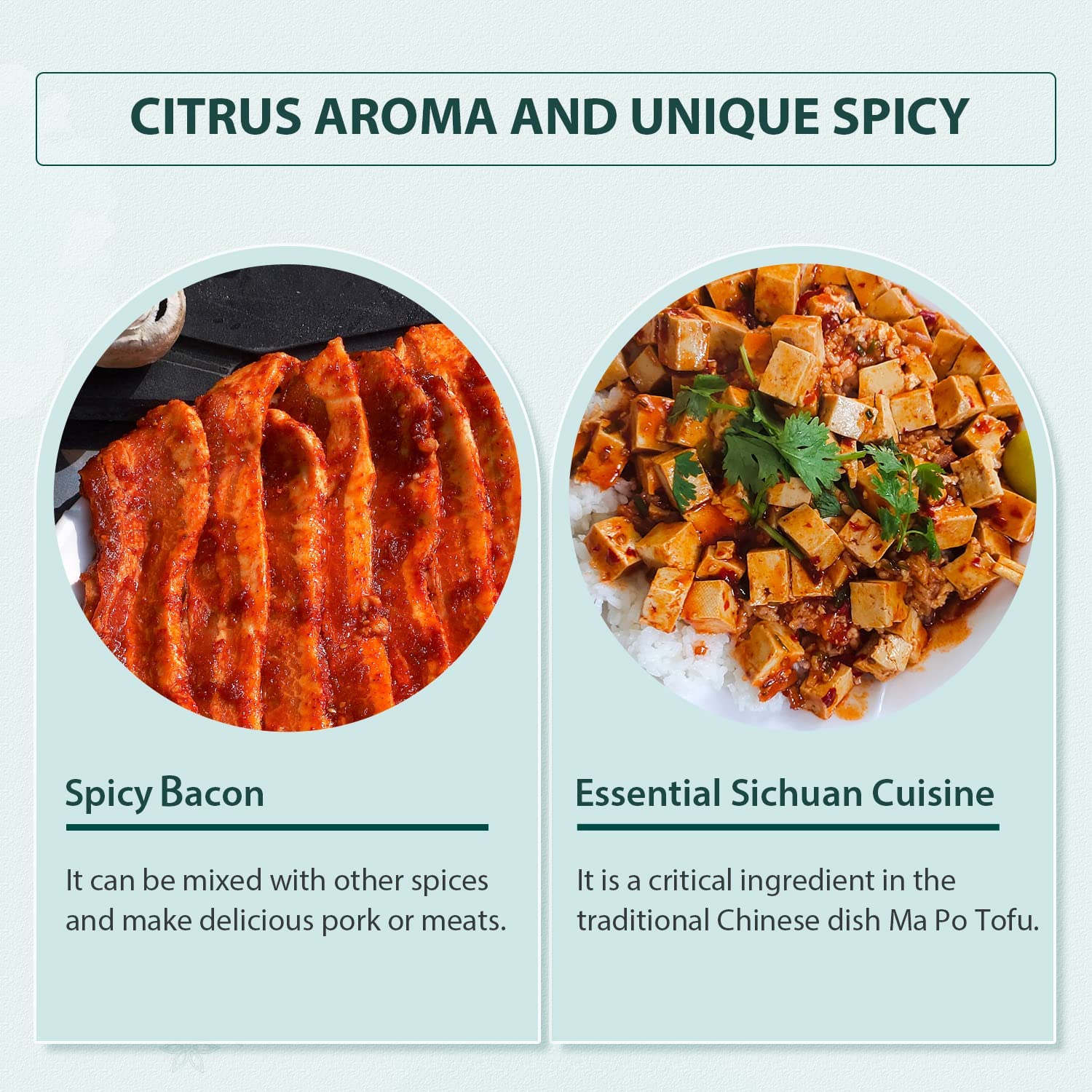Soeos peppercorn rub on duck skin illustrates flavorful, balanced roasting potential.