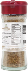 Soeos Sichuan Peppercorn Powder label highlights non-GMO quality and purity.