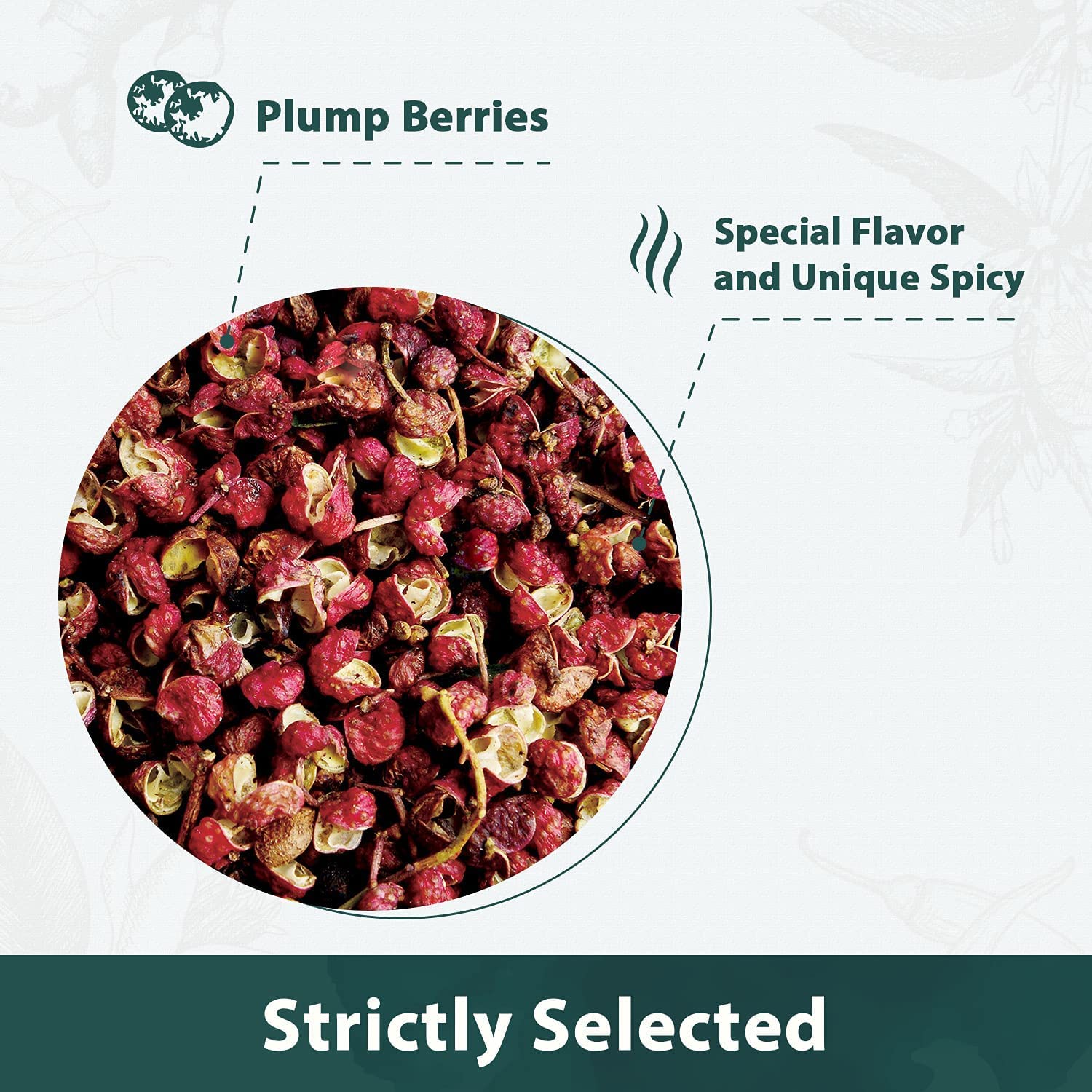 Ground-ready Soeos peppercorns for fast seasoning in stir-fries and braises.