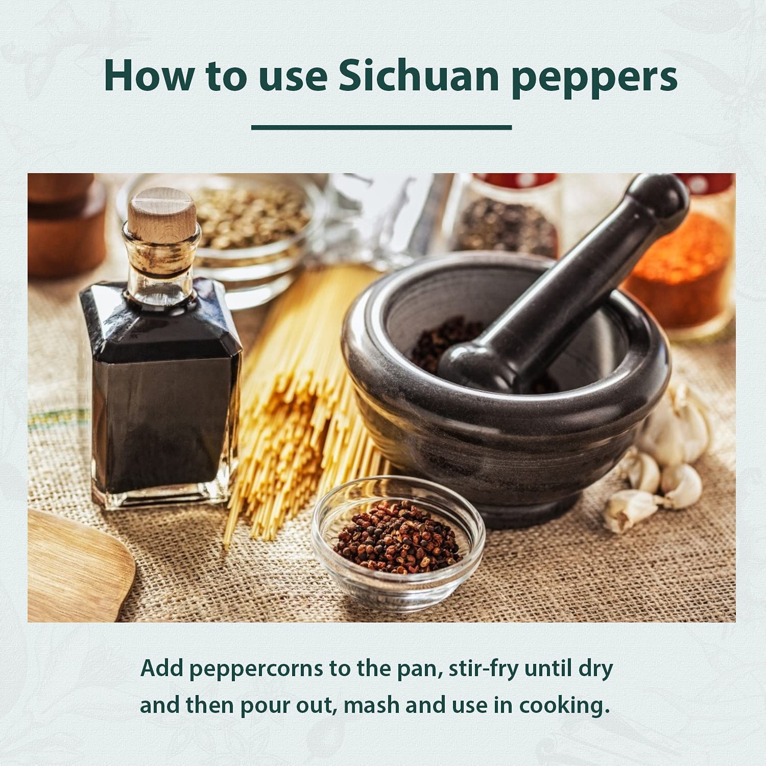 Kung Pao Chicken gains a distinctive finish from Soeos Sichuan peppercorns.