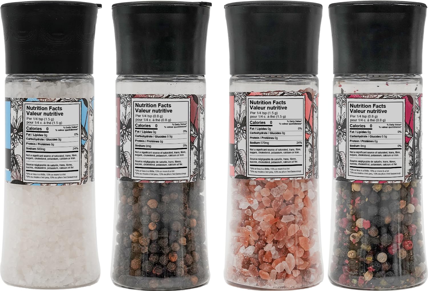 Soeos black peppercorns close-up, bold flavor for everyday seasoning