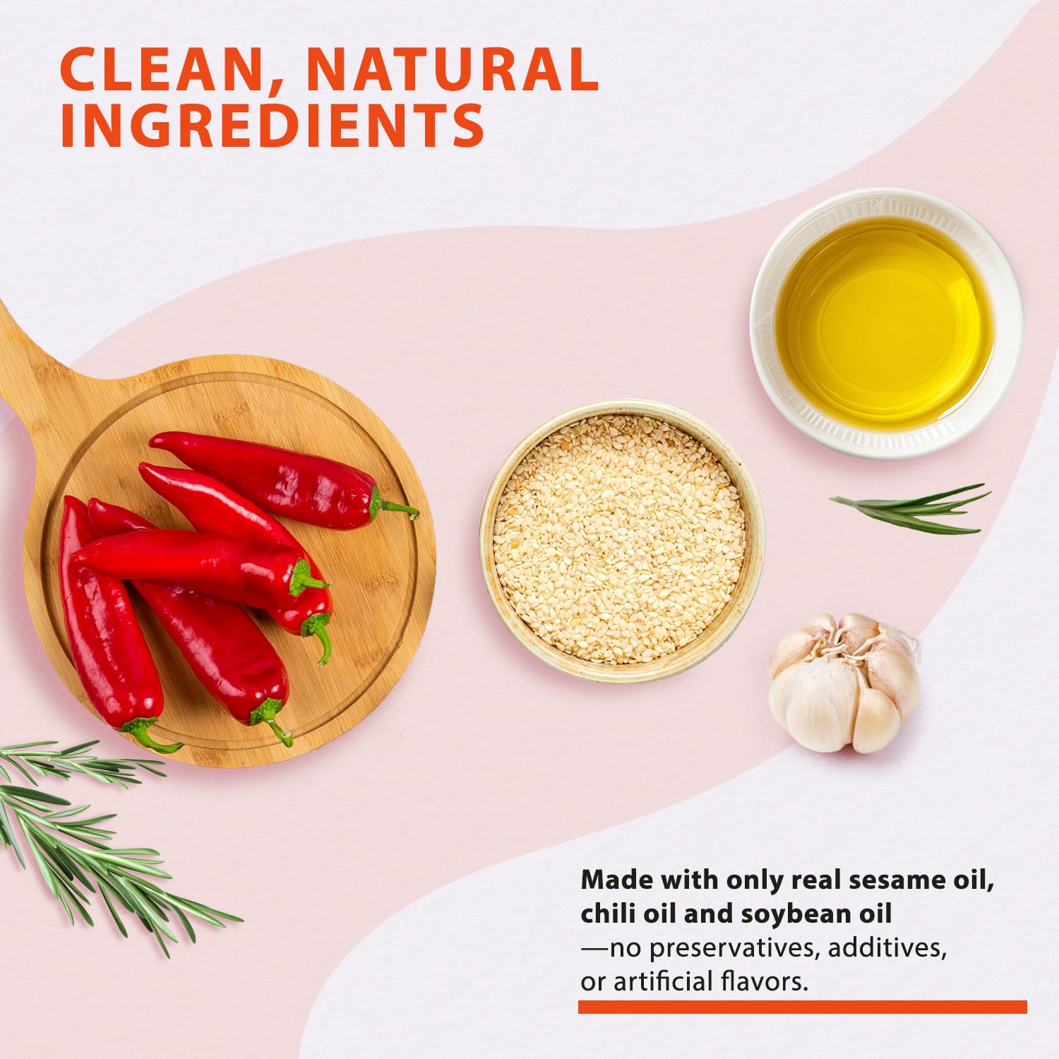 Soeos Spicy Sesame Oil drizzle on noodles to enhance nutty and spicy notes.