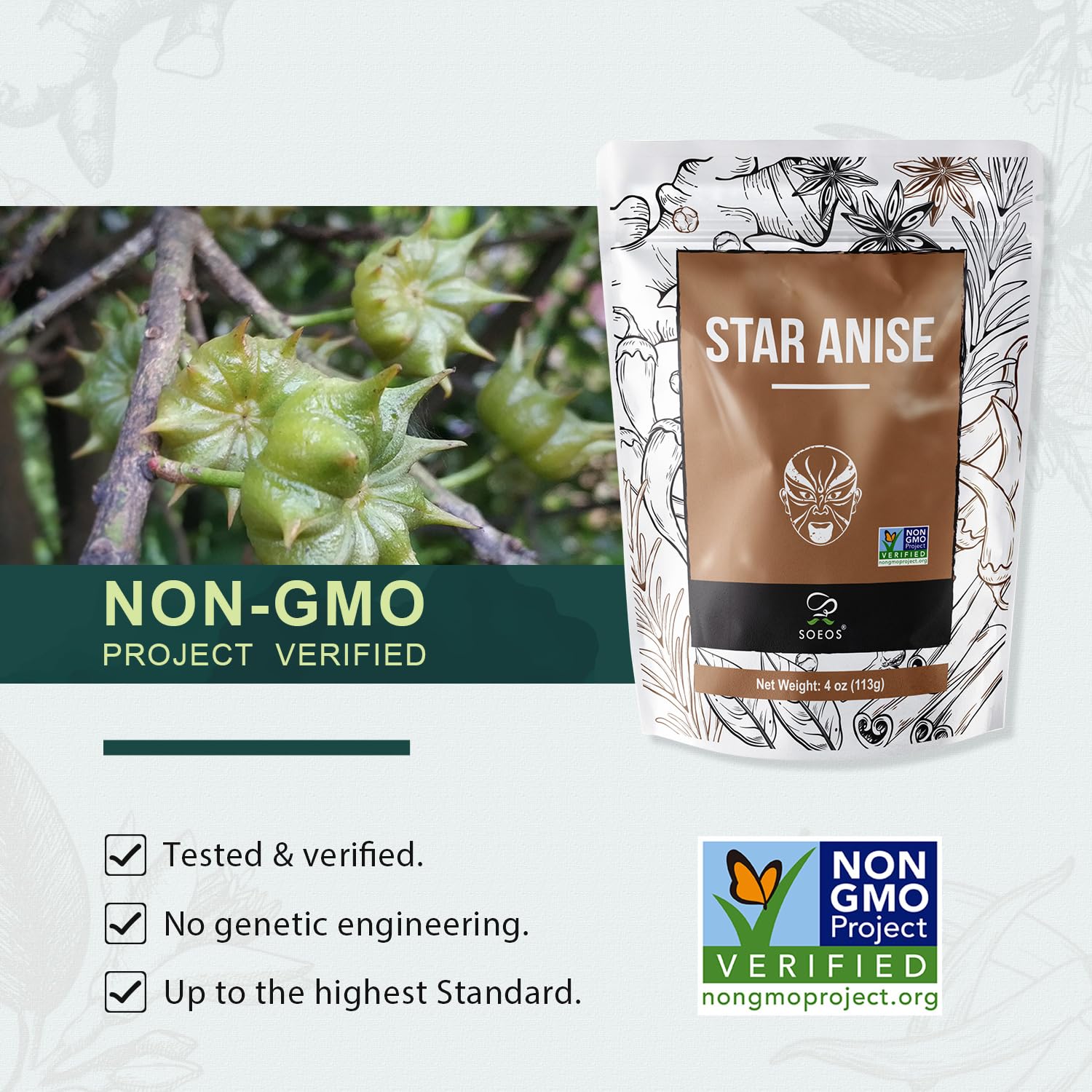 Soeos star anise tea in a cup inviting warm spice