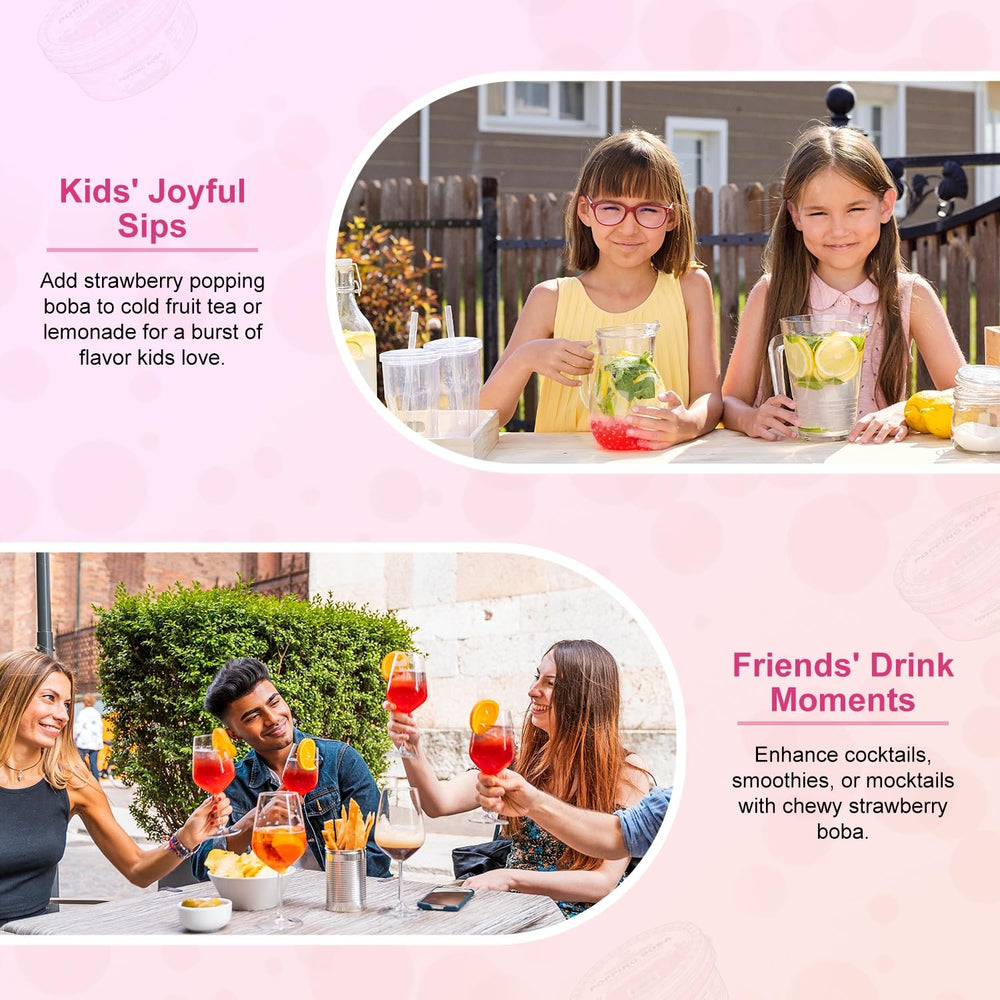 Soeos popping boba party platter highlights color and fun