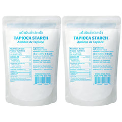 Soeos Tapioca Flour powder close-up showing pure starch for thickening or baking.