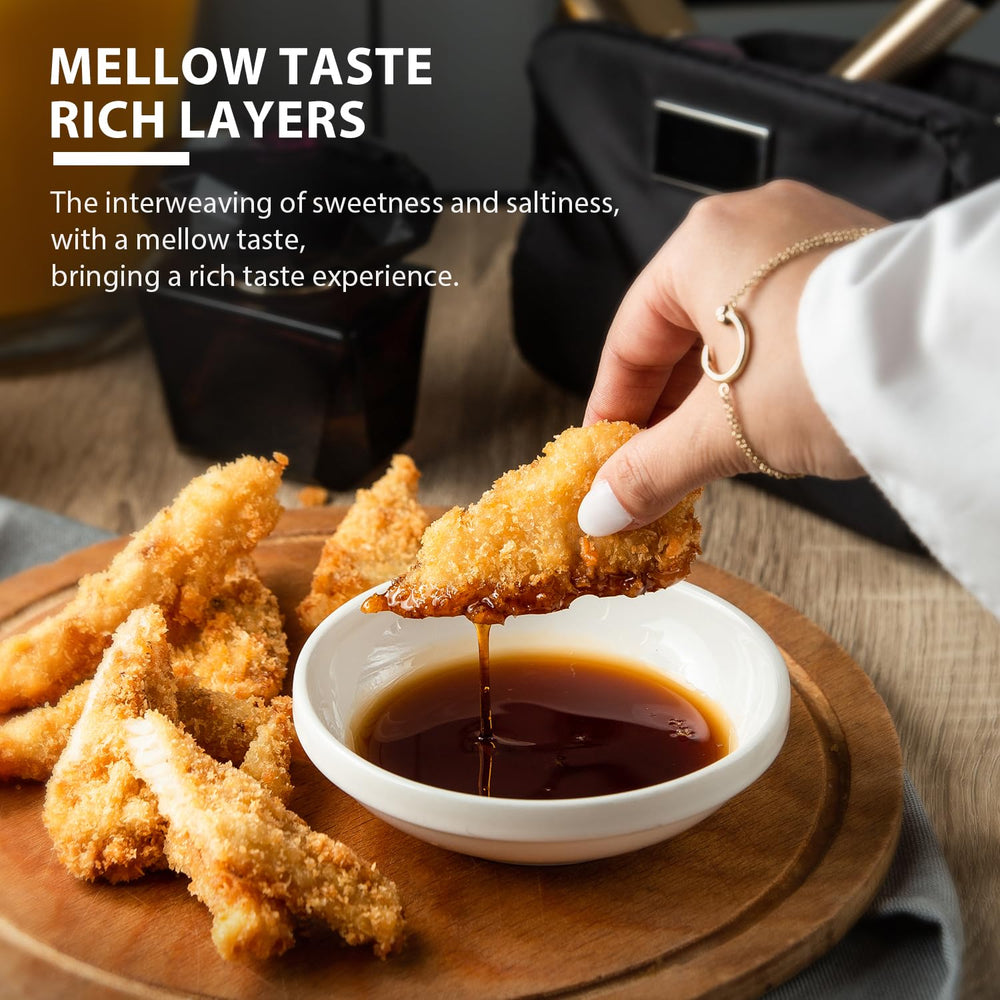 Soeos Teriyaki Marinade on grill, adding savory-sweet aroma to vegetables.