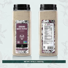 Soeos white peppercorns closeup highlighting delicate aroma ideal for light dishes