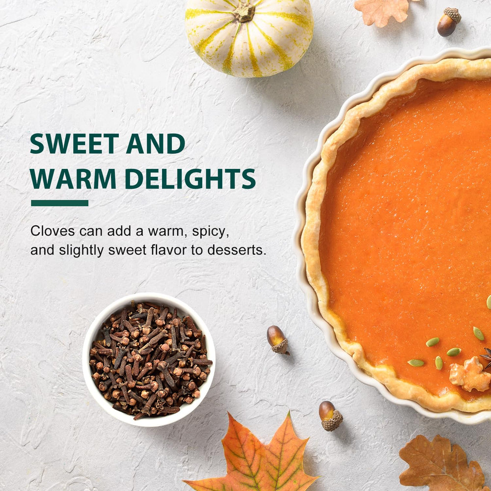 Soeos Whole Cloves in pumpkin pie add warmth and complexity