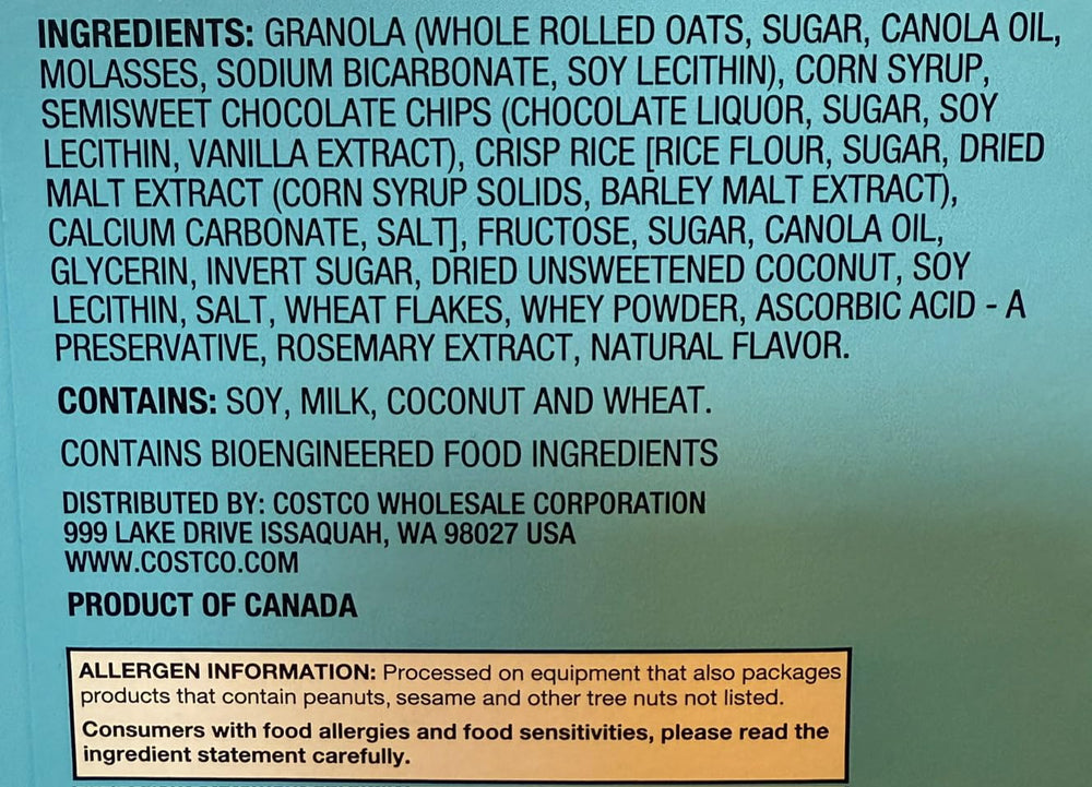 Soft & Chewy Granola Bars oats-forward texture in school lunch-pack image.