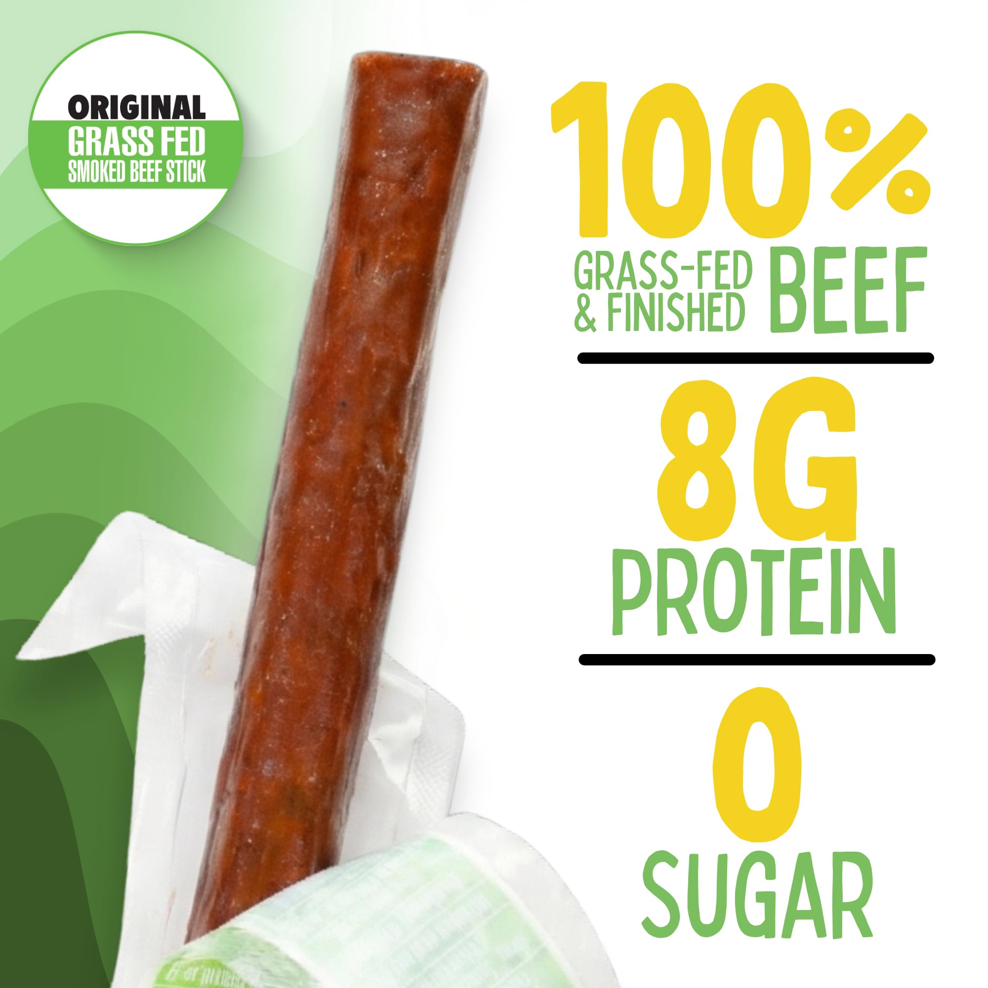 Sogo Snacks Original Beef Sticks open pouch – gluten-free and dairy-free protein on the go.