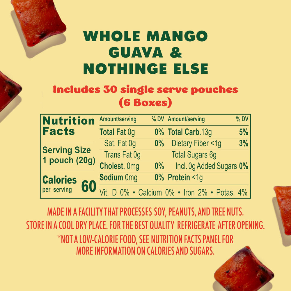 SOLELY Mango Guava Gummies five-pack per box, ideal for lunches and on-the-go.