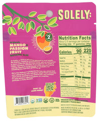 SOLELY resealable bag with 2.5-serving claim, convenient on-the-go snack