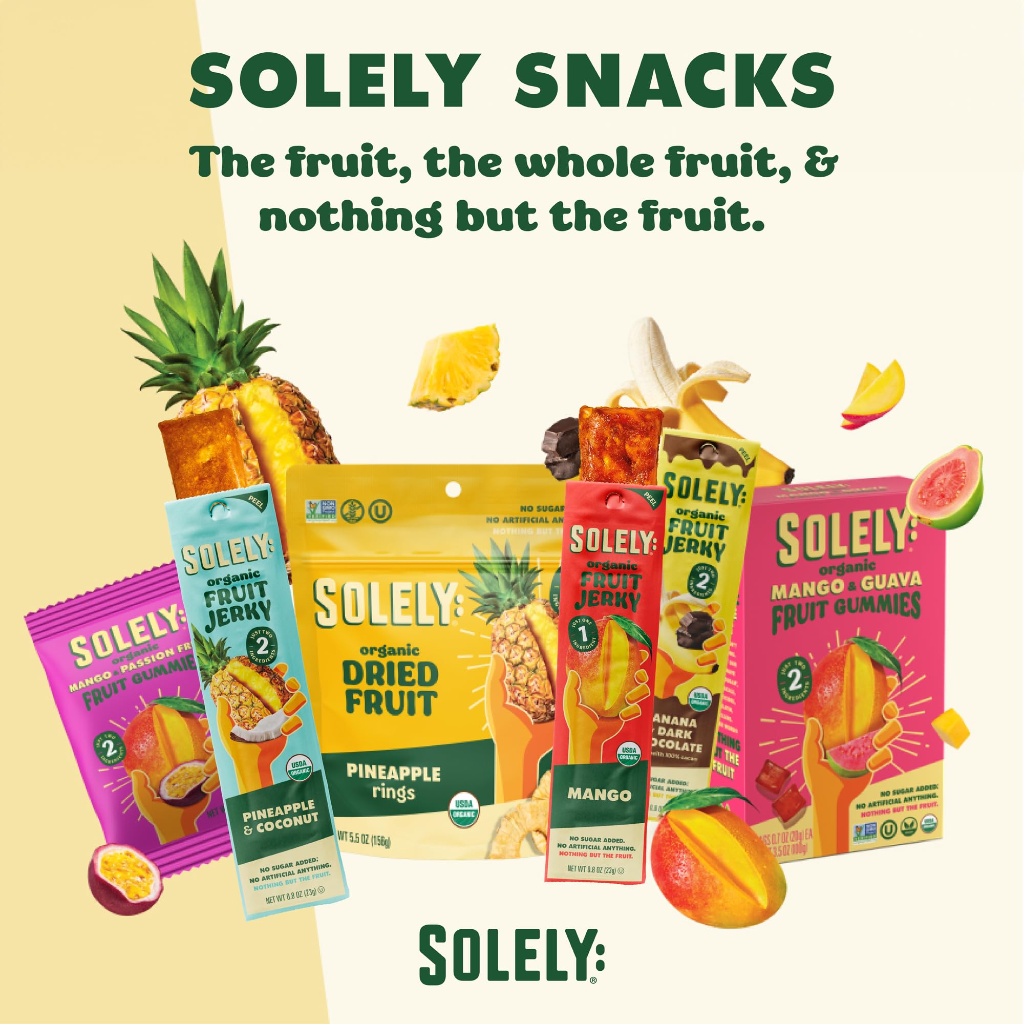 SOLELY shelf-stable 40-bags display ready for kids and adults