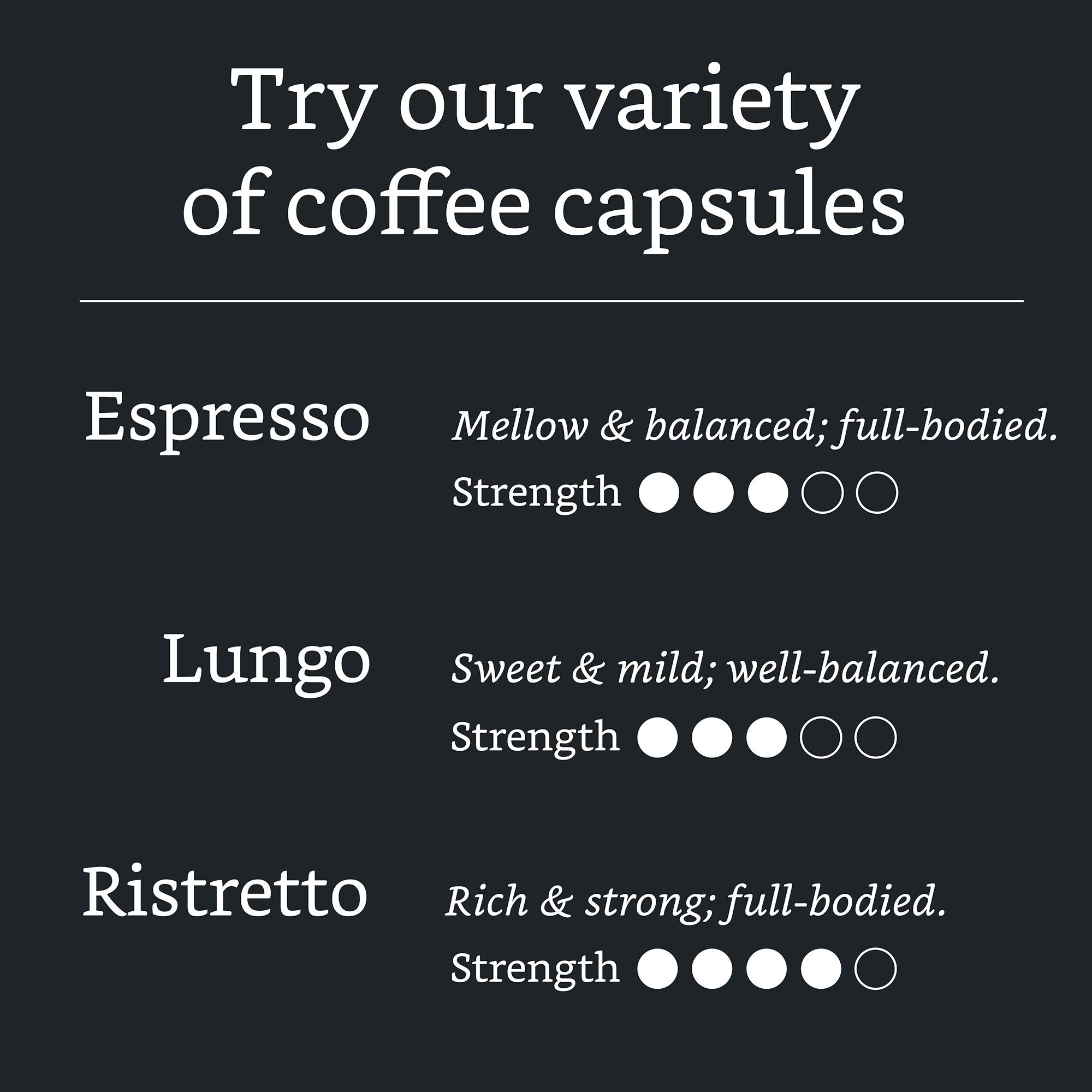 Solimo Lungo 100 percent Arabica blend for refined flavor