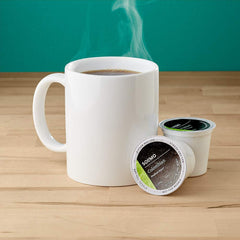Solimo medium roast Arabica pods with a floral aroma.