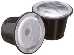 Solimo Ristretto capsules pour into a cup for espresso