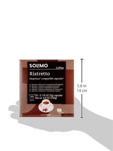 Solimo Ristretto capsules in protective atmosphere packaging preserving freshness
