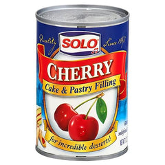 Solo Filling Cherry closeup texture, showcases rich fruit filling