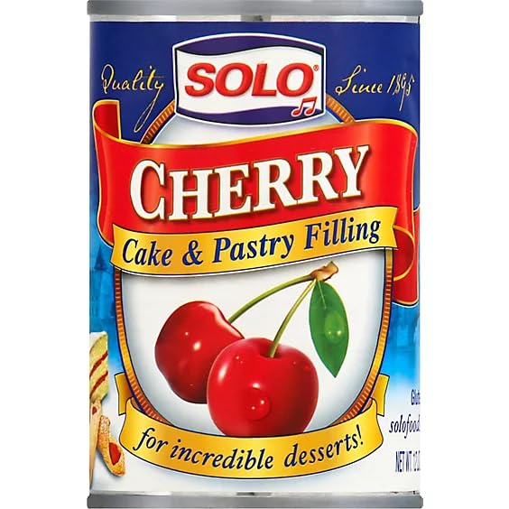 Solo Filling Cherry front can view, ready for quick cherry desserts