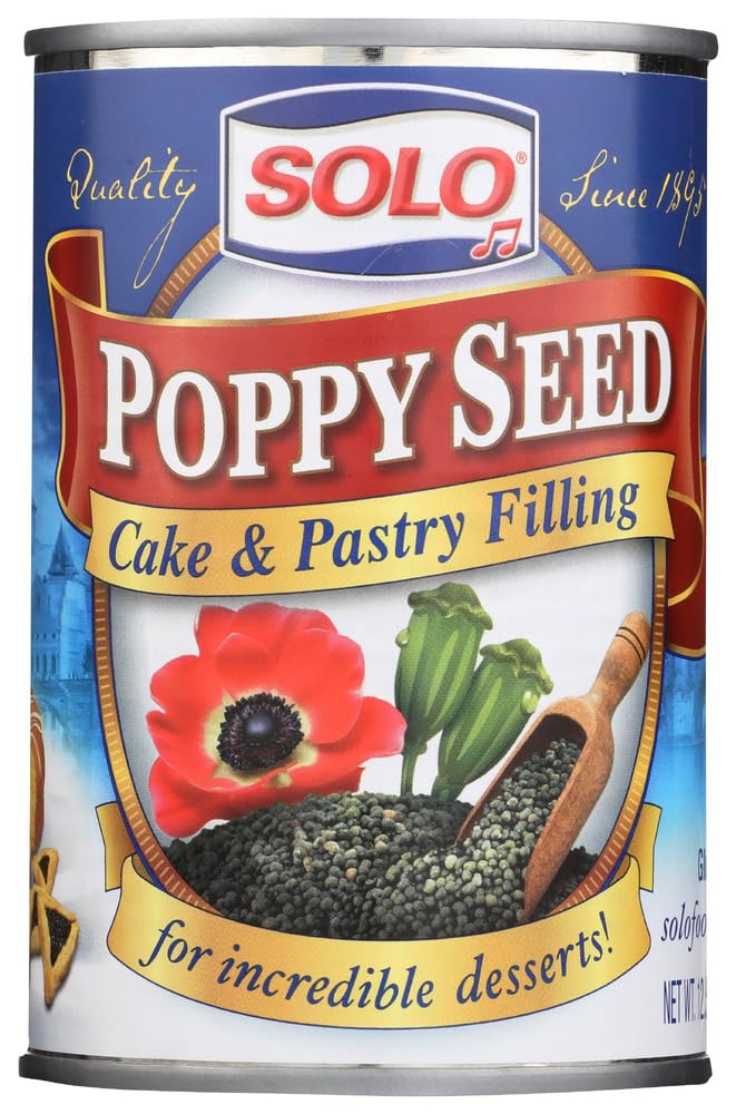 SOLO Poppy Seed Cake & Pastry Filling bottle pour for easy pastry filling.