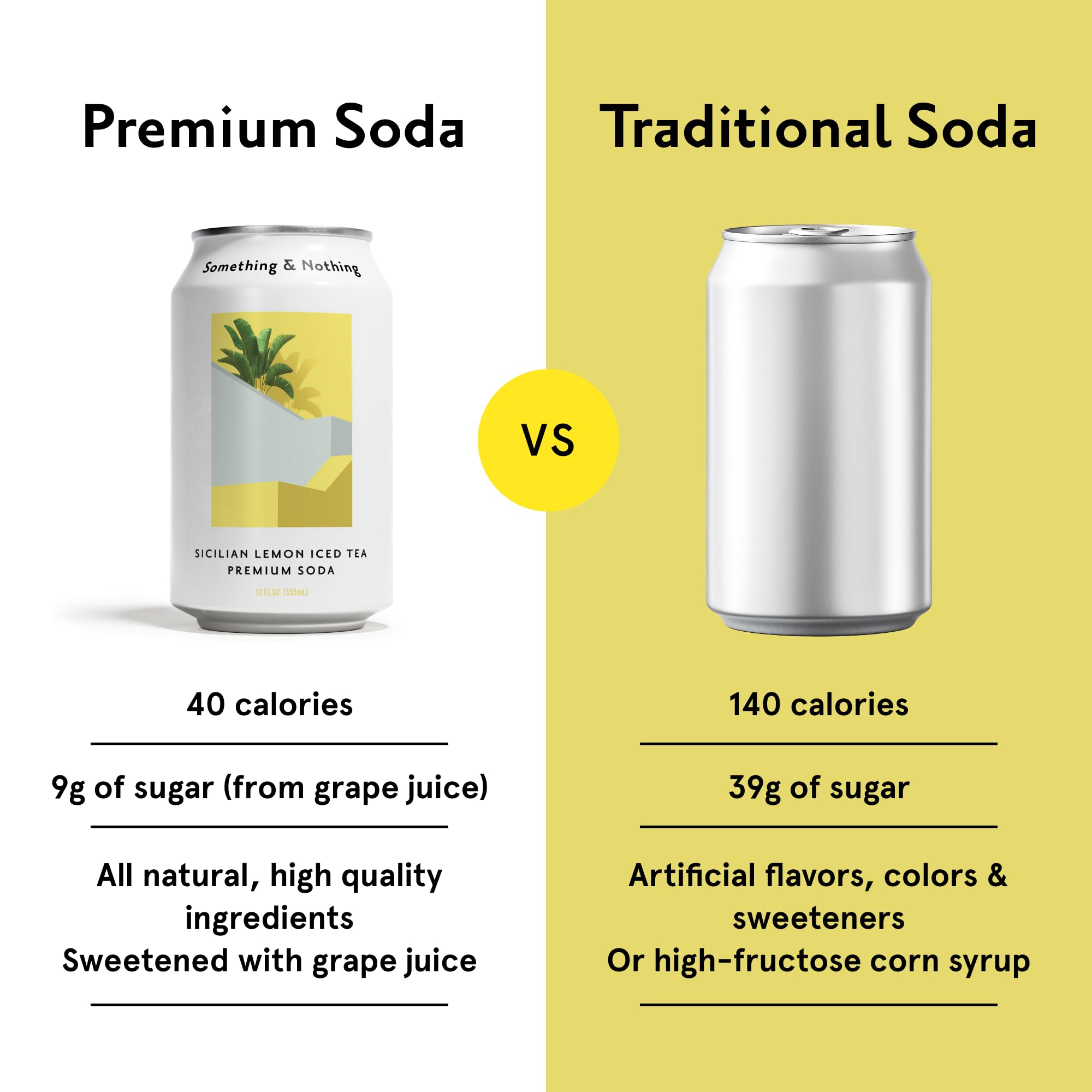 Something & Nothing ginger-key-lime sparkling water with zing and citrus balance.