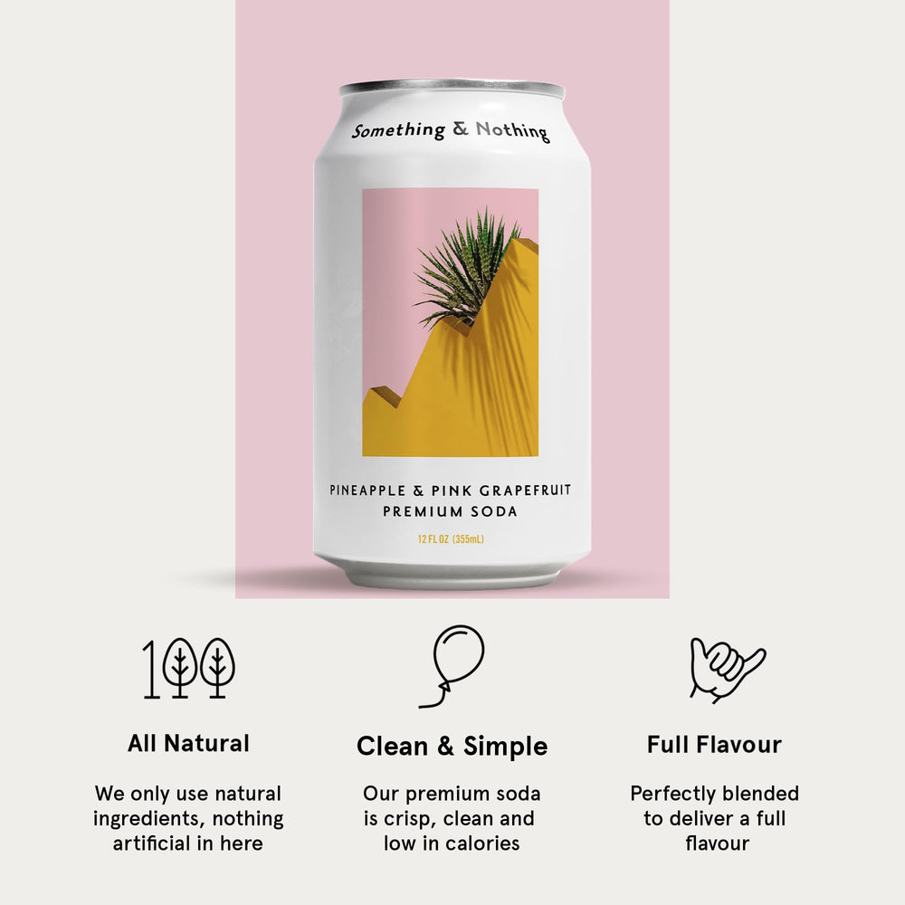 Something & Nothing recyclable cans highlight eco-friendly packaging and sustainability