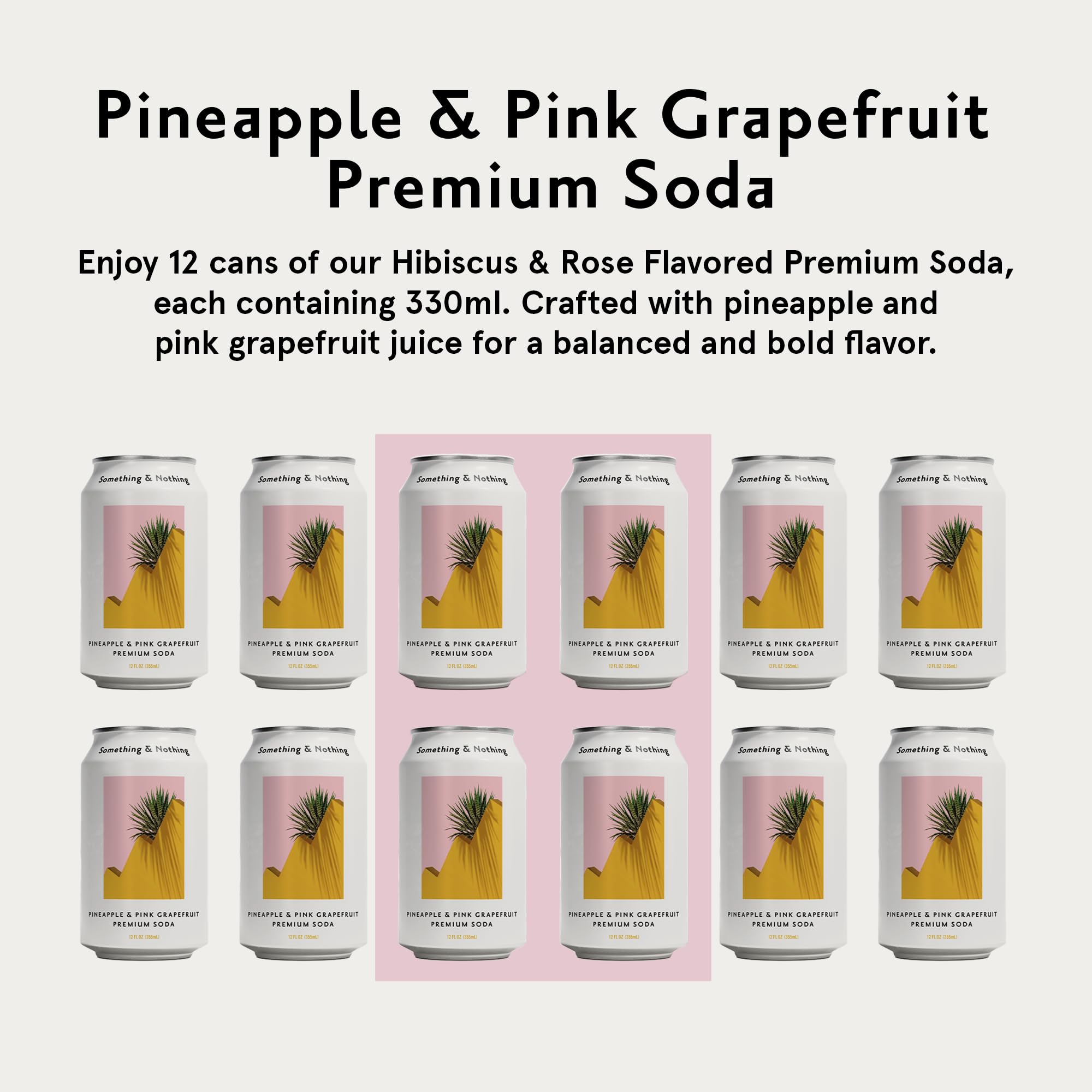 Something & Nothing vegan low-calorie soda pack showcases natural ingredients and lighter sipping