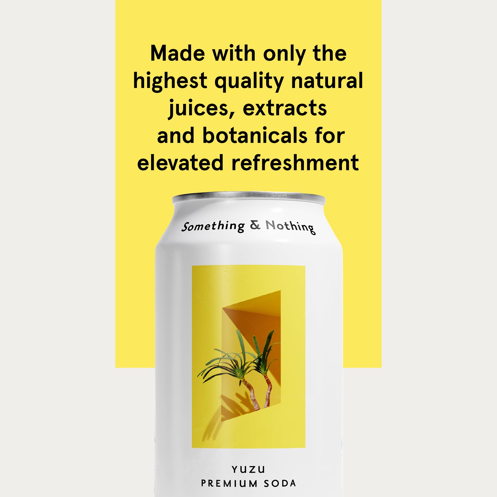 Something & Nothing Yuzu water poured into glass – vibrant aroma and fuller flavor.