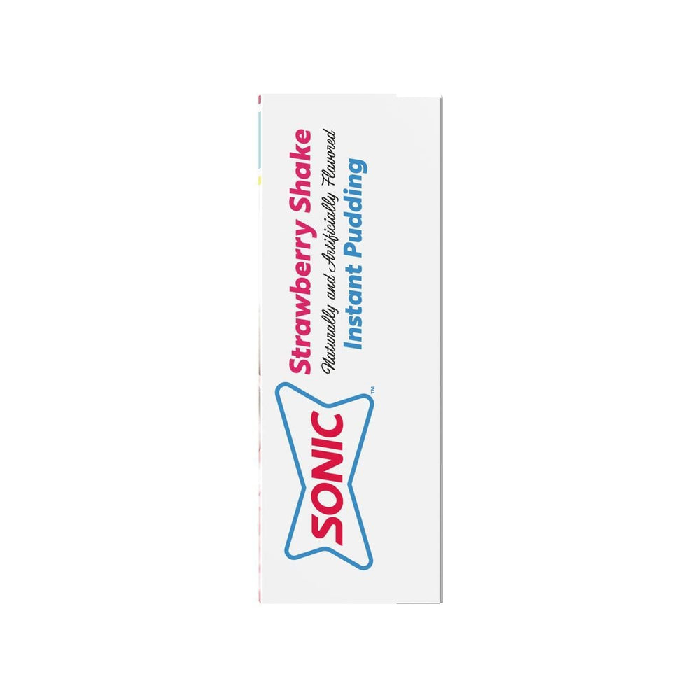 Kid-friendly snack idea featuring Sonic pudding after school