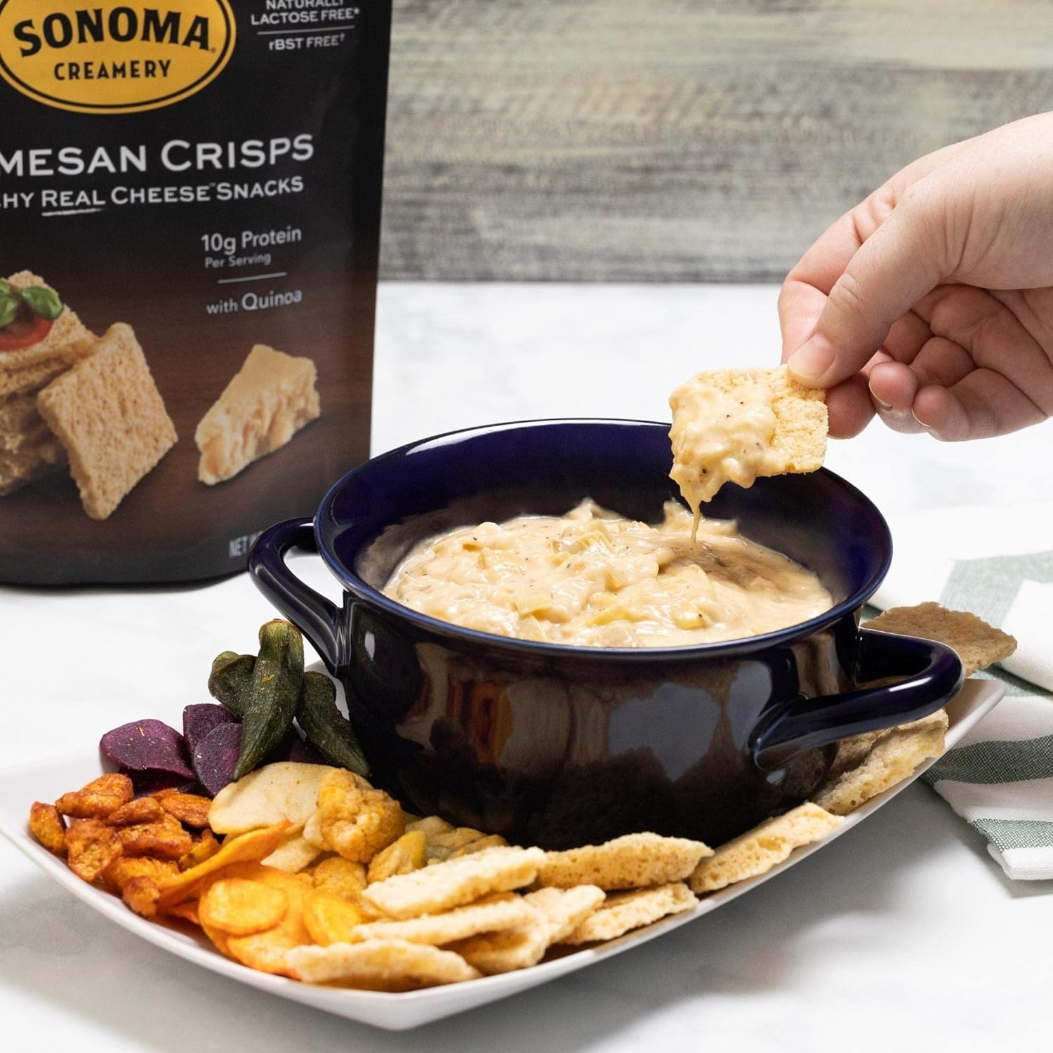 Sonoma Creamery gluten-free badge signals safe, tasty option.