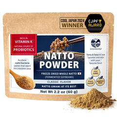 sonomono Natto Classic bottle shows probiotic powder for boosting meals