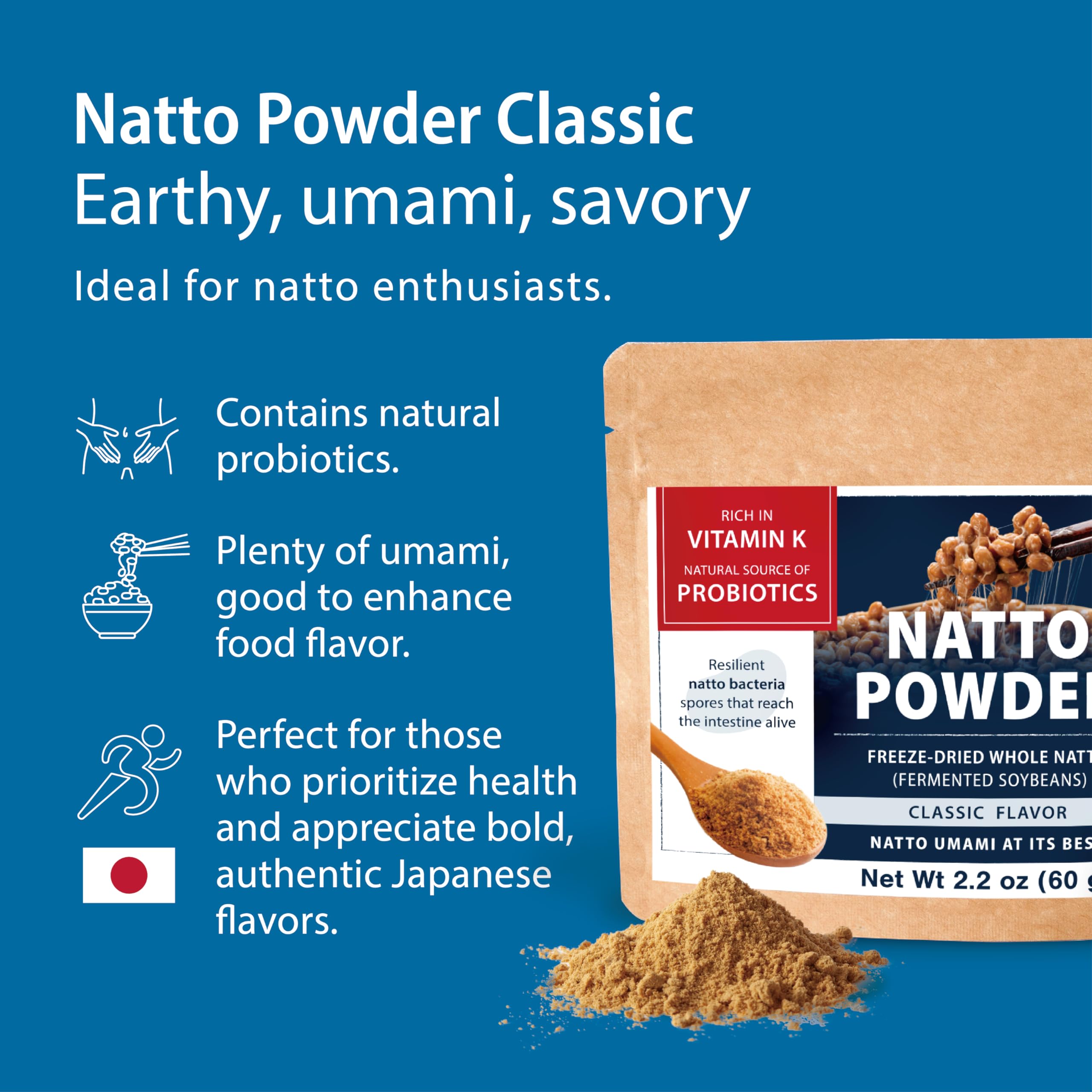 sonomono Natto two-flavors setup visual of Classic and Mild options