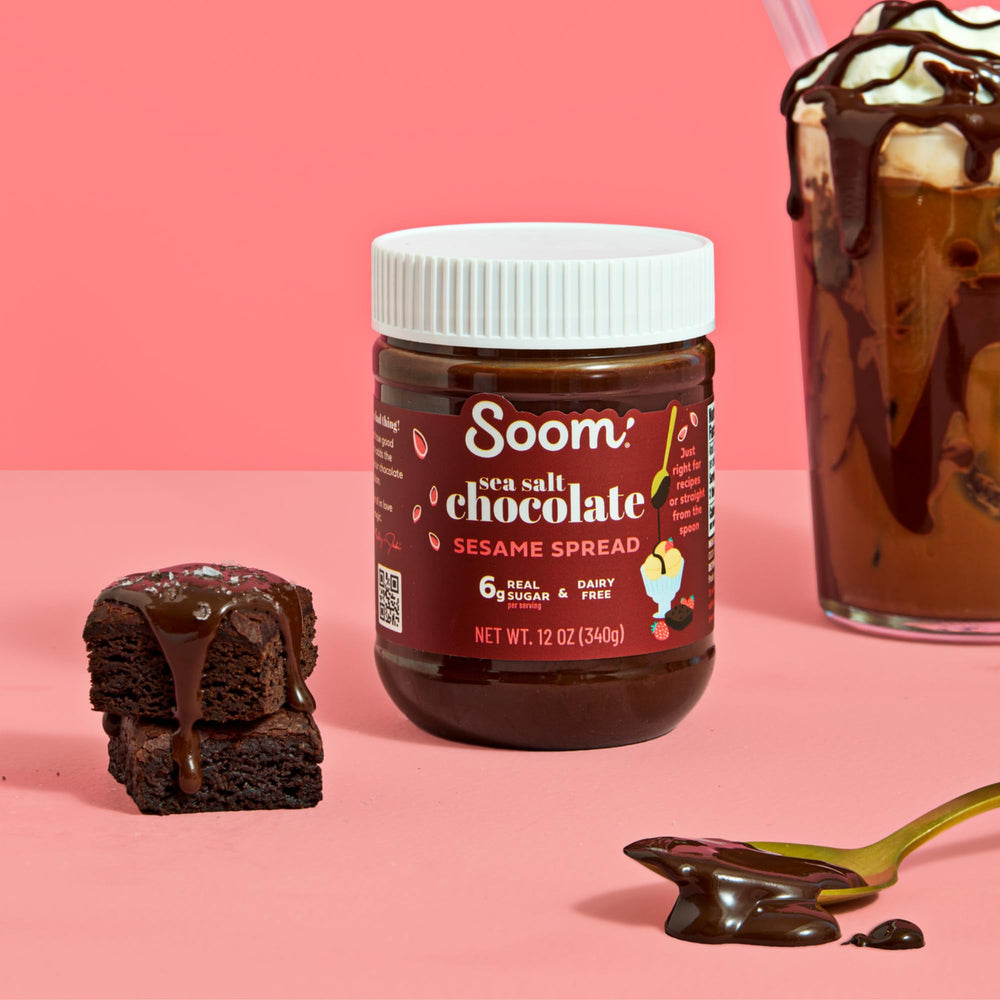 Plant-powered, nut-free, gluten-free spread ideal for desserts.