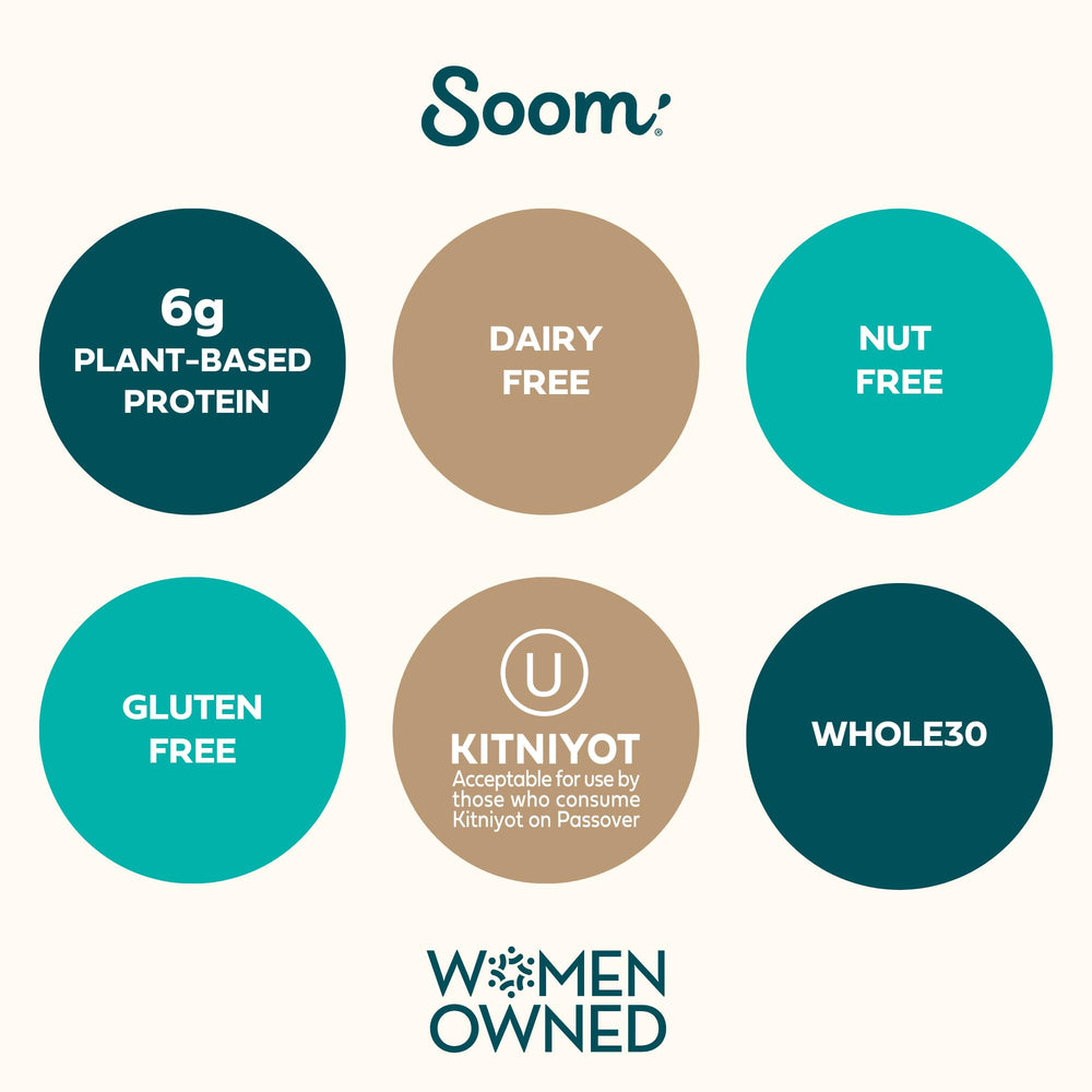 Soom Premium Tahini smooth texture—ideal for baking and blending into sauces.